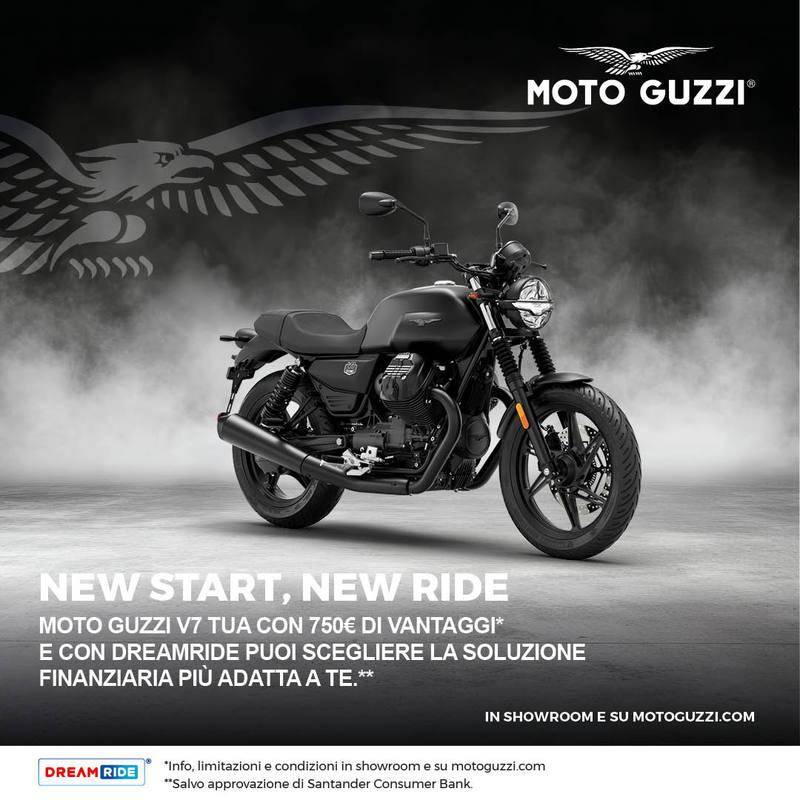 Per questo mese, Moto Guzzi V7 tua con 750 € di vantaggi!