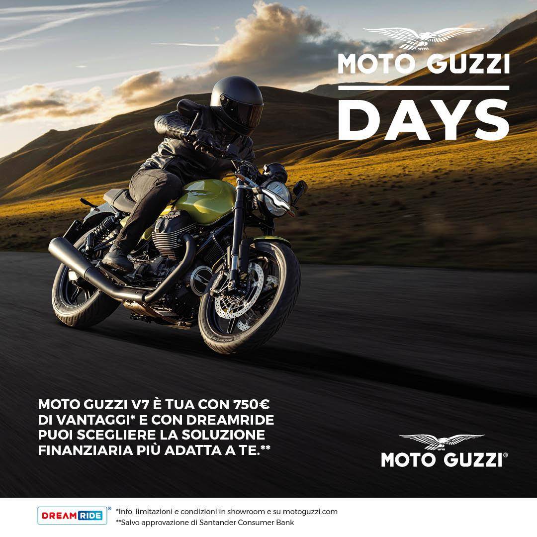 Per questo mese, Moto Guzzi V7 tua con 750 € di vantaggi!