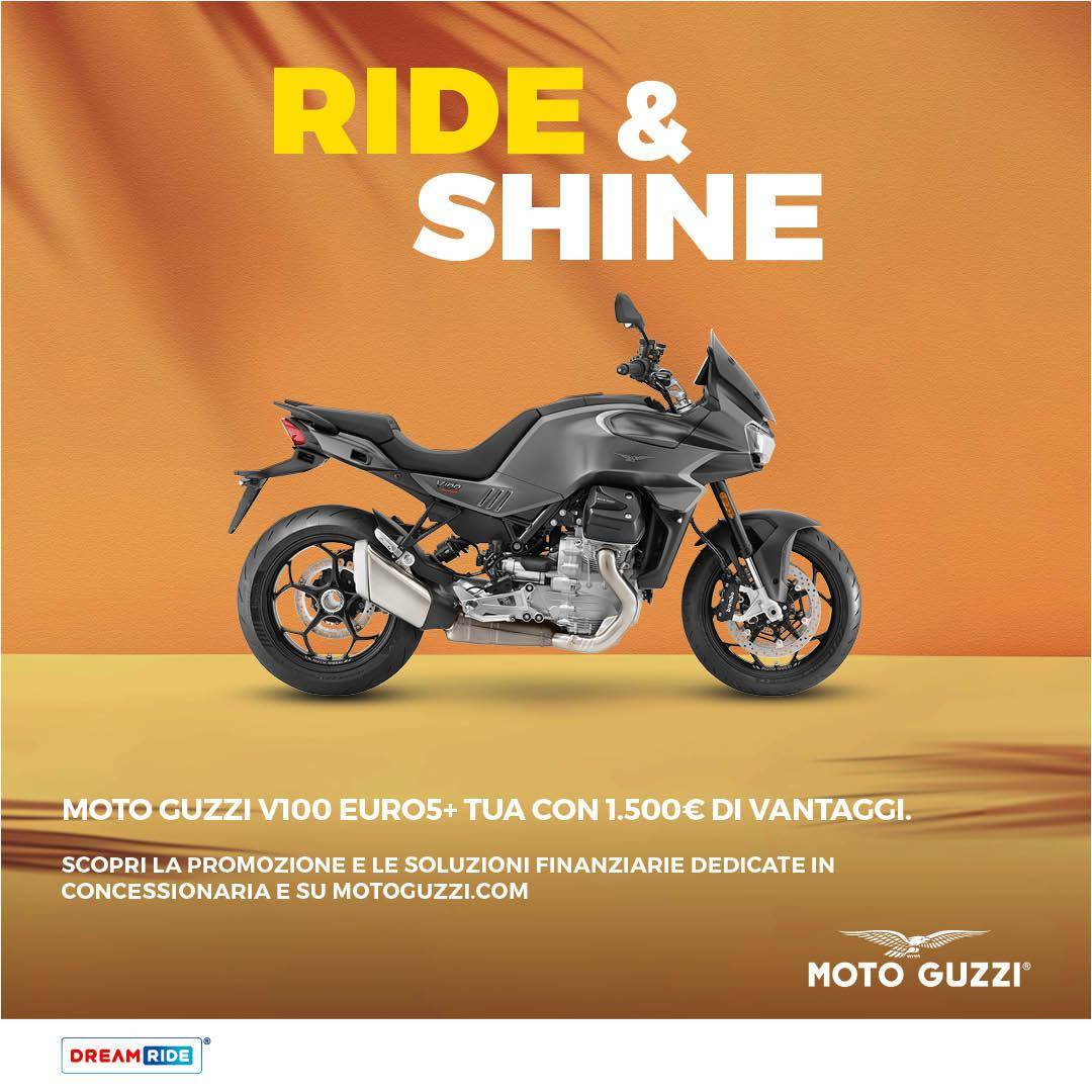 Per questo mese, 1.500 € di vantaggi su Moto Guzzi V100 Mandello!