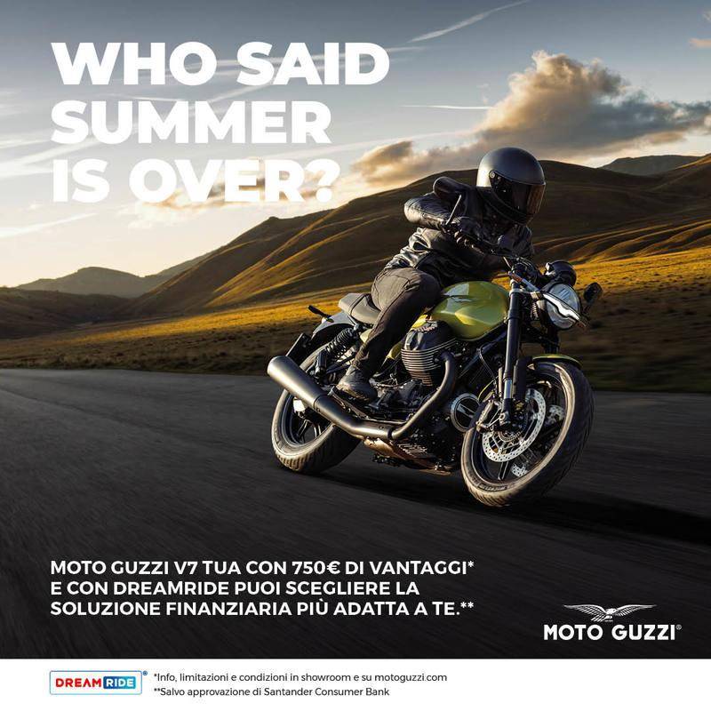 Per questo mese, Moto Guzzi V7 tua con 750 € di vantaggi!