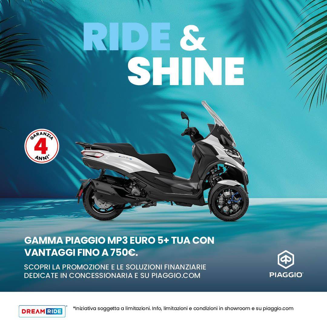 Per questo mese, 750 € di vantaggi sulla gamma MP3 400 e 530!