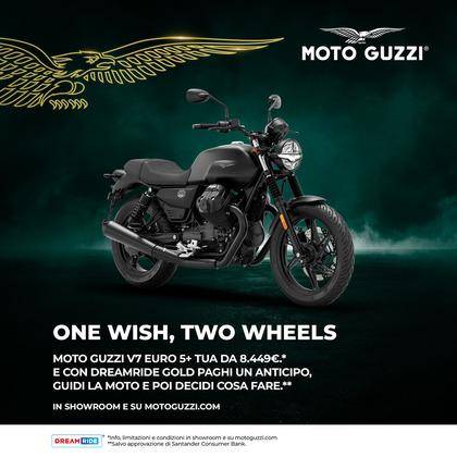 Per questo mese, Moto Guzzi V7 tua a partire da 8.449 €!